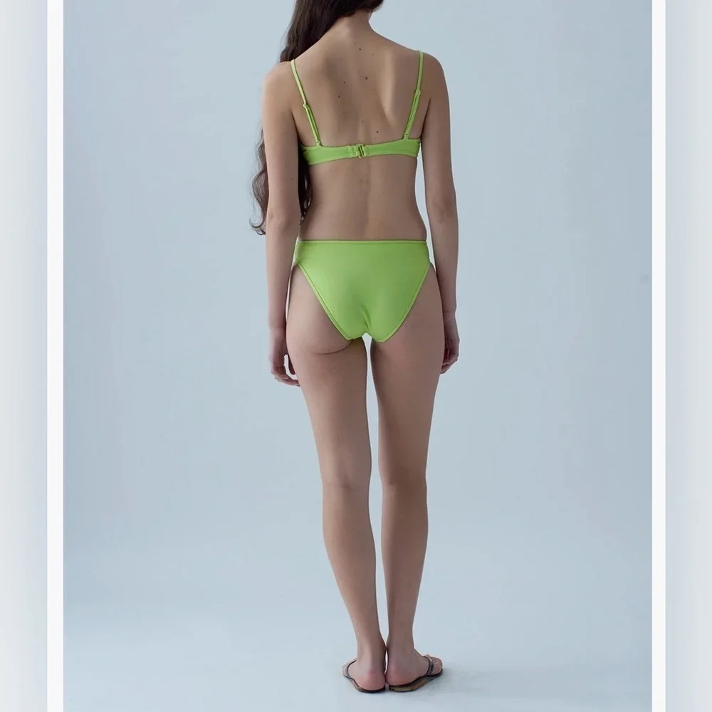 Nu Swim Pluto Top In Melon — image 3 of 7